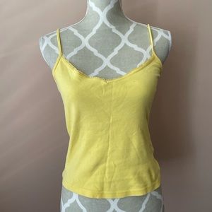 Vintage 90s brandy Melville style yellow tank